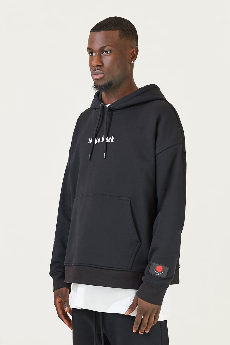 Hoodie hot sale back logo