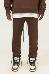 Heavy Cotton Jogger Chocolate Brown