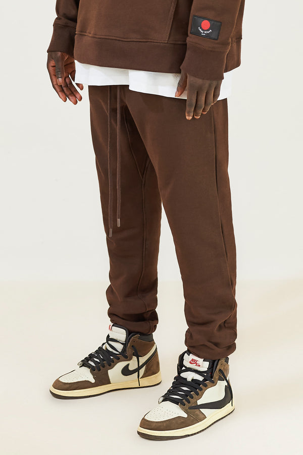 Heavy Cotton Jogger Chocolate Brown