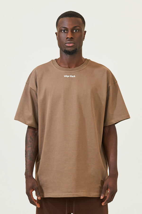 Brown Heavy Cotton T-Shirt