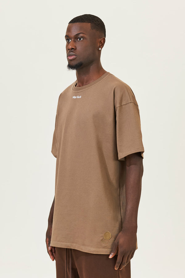 Brown Heavy Cotton T-Shirt