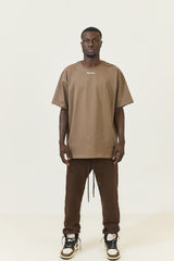 Brown Heavy Cotton T-Shirt