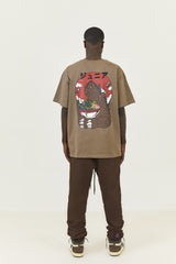 Brown Heavy Cotton T-Shirt